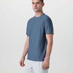 Men's Blue Crew Neck T-Shirt